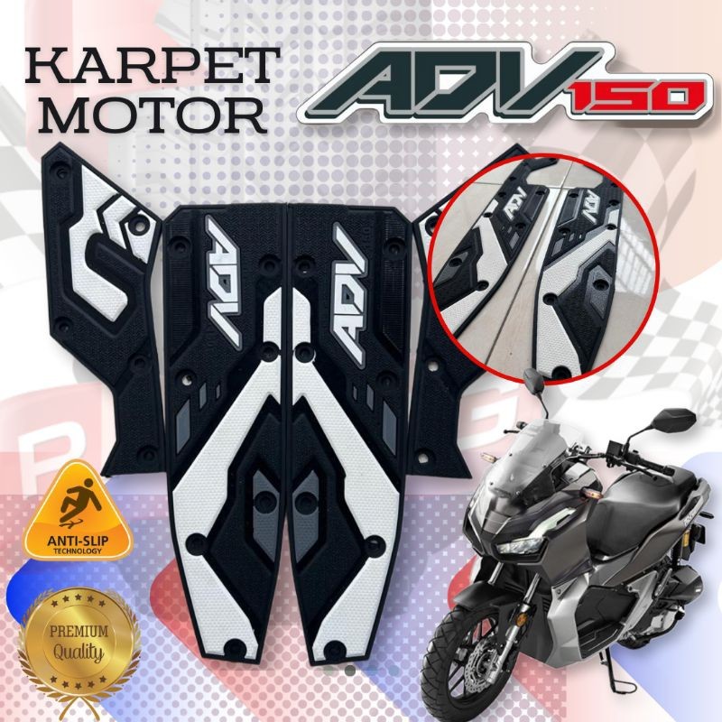 Aksesoris Adv 150 Anti Licin - Karpet Motor Honda Adv 150 - Pijakan Kaki Adv 150
