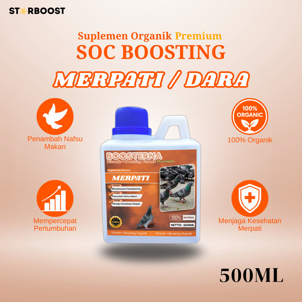 [COD] SOC BOOSTING BURUNG DARA/MERPATI Vitamin Burung Agar Cepat Bertelur Obat Betina Anti Macet Nel