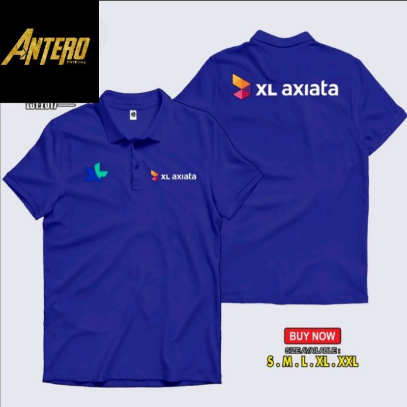 PROMO.. kaos kerah polo shirt provider operator xl axiata