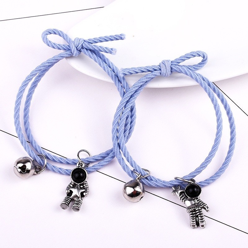 G5278 (2PCS) Gelang Couple Pelangi / Gelang Couple Bestie Tali Elastis / Gelang Gaya Korea Persahaba