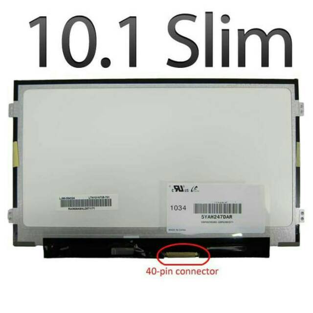 Layar LCD LED Netbook Lenovo E10-30 S10-3 S10-3S S100 S110 10.1 Inch Slim