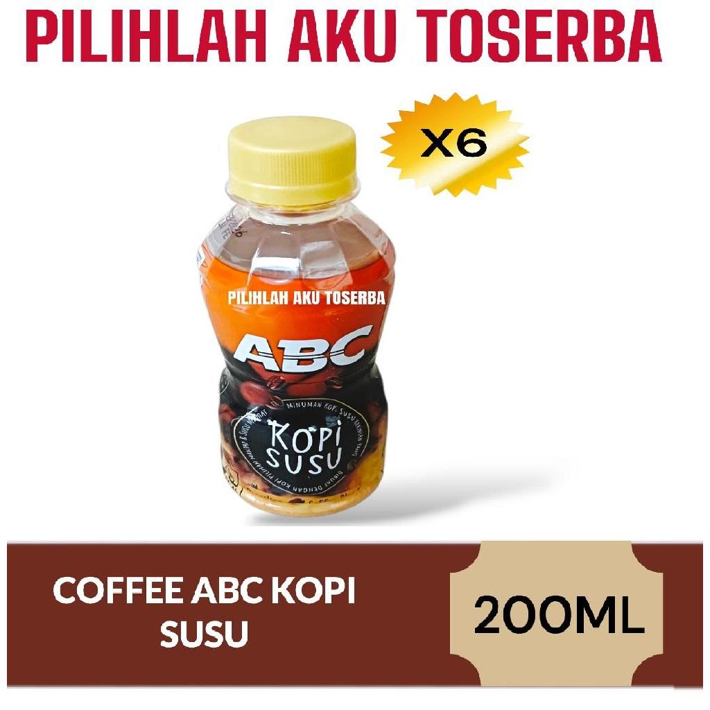 Kopi ABC ( Brazilian Coffee ) kopi Susu Kemasan Botol - ( HARGA 6 BOTOL )
