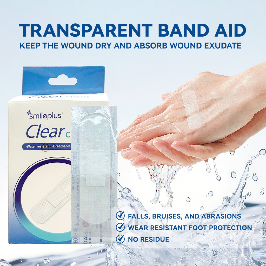 Smileplus Waterproof, Breathable, Transparent Invisible Bandage