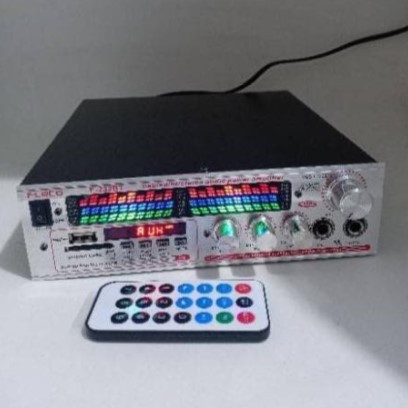Power Amplifier Wireless Fleco F-232BT Ampli Blueooth AC DC Radio Digital Display