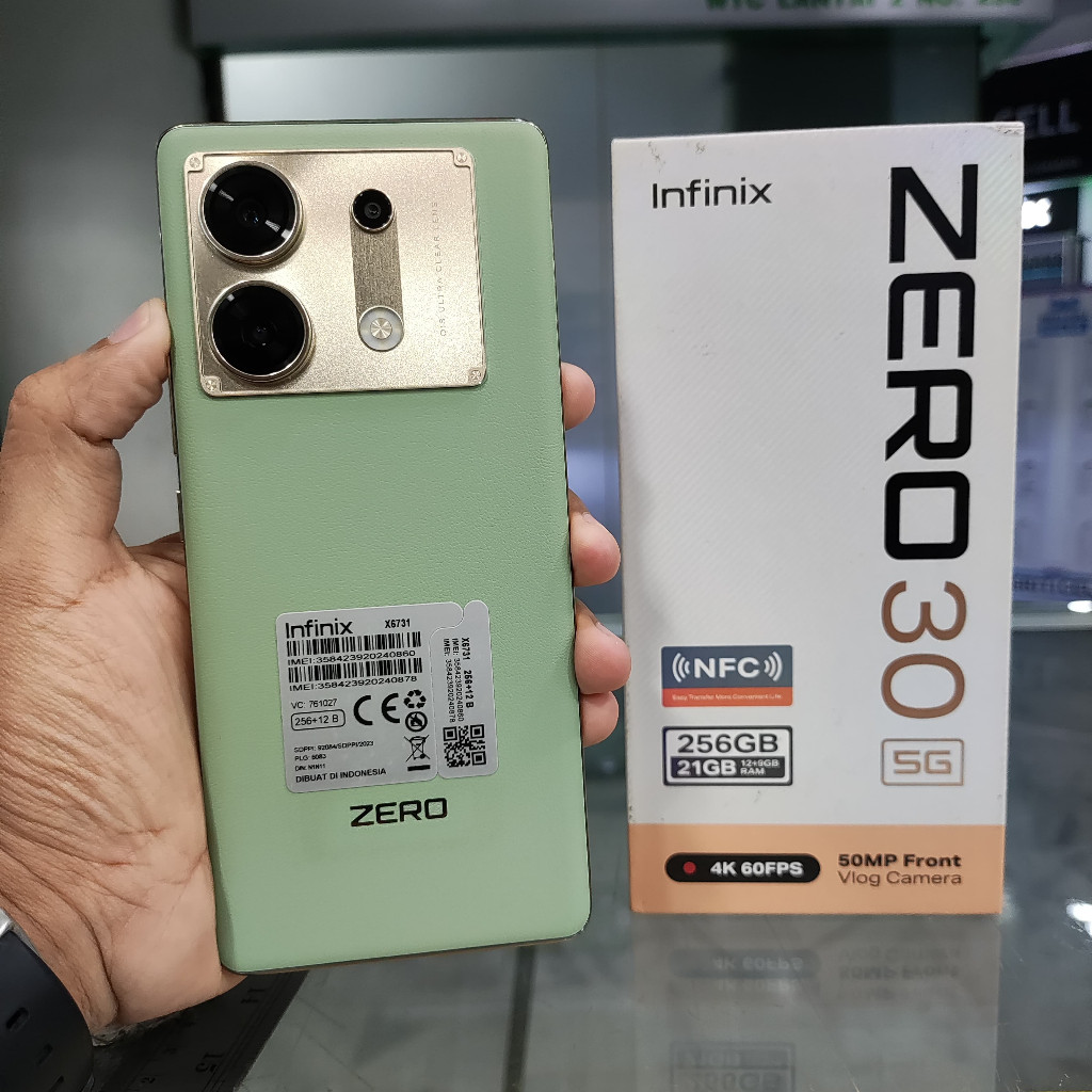 Infinix Zero 30 4G Ram 8/256GB | Zero 30 5G Ram 12/256GB Second Resmi