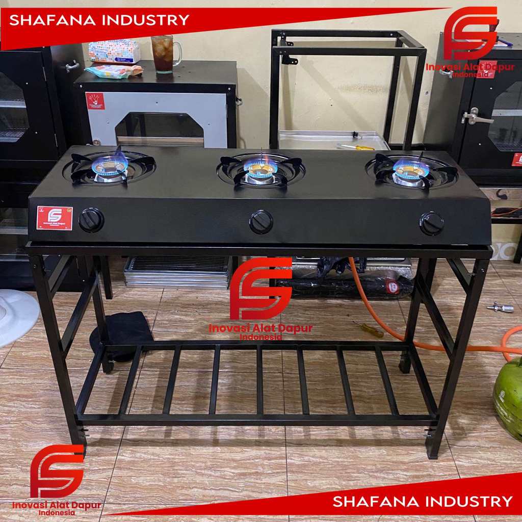 Kompor gas 3 tungku