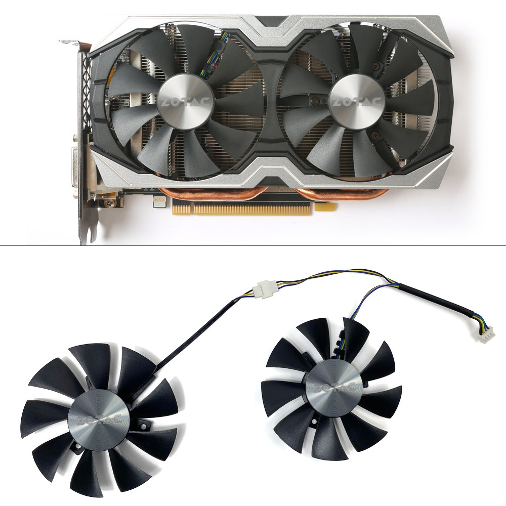 85MM 4PIN GA91S2H GFY09010E12SPA GTX1060 GPU Fan for Zotac GTX1060 6GB GTX 1070 Mini GPU Graphics Ca