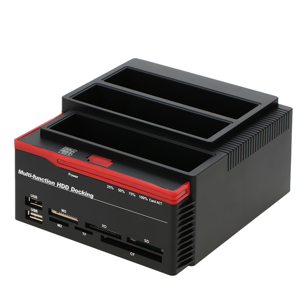 HDD Docking Station Multifunctional 2535 IDE&SATA Hard sk Base USB 30 HDD Docking Station Threebay H
