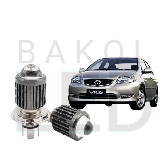 2pcs Lampu Utama LED H4 Laser Putih Mobil Toyota vios gen1 BL