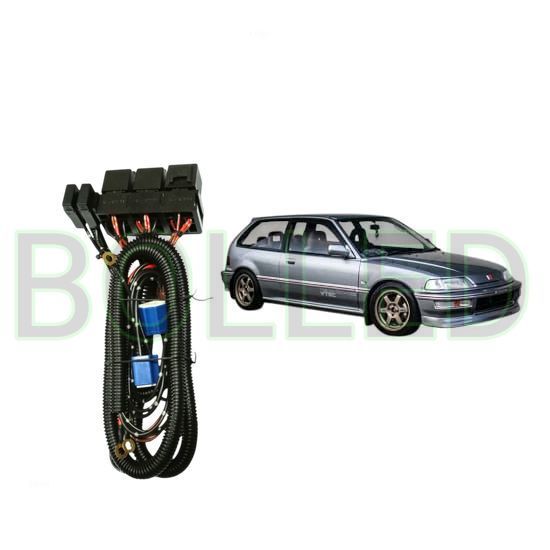 Relay Set Lampu Utama LED H4  Mobil Honda Civic Nouva BLD