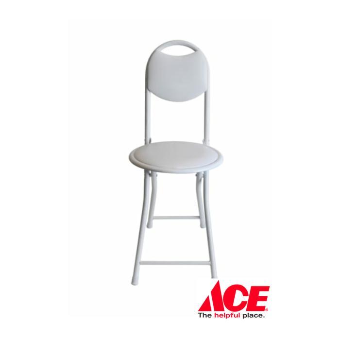 Globalmedia Store Kursi Lipat/kursi mancing/kursi sholat Ace Hardware/Best seller - Putih