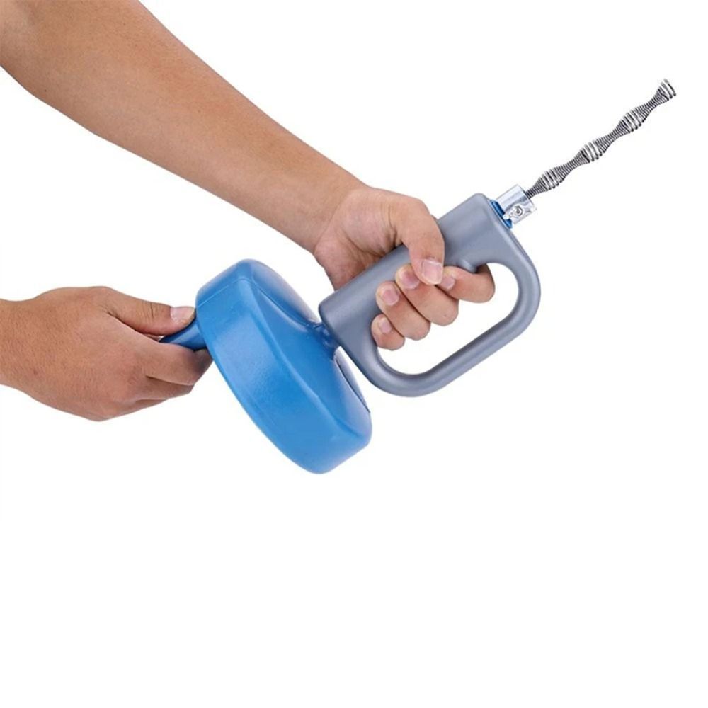 Handheld Sewer Pipe Plunger Dredge Extendable 3457 Meters Drain Unblocker Professional Snake Spring 