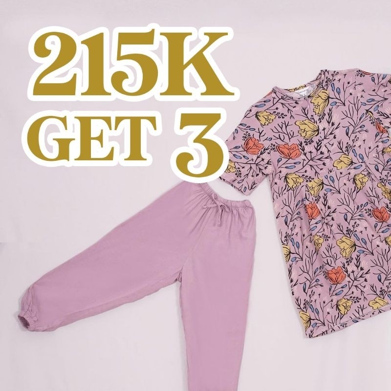 Mihnah Homey Flowy Piyama by Hijab Alila