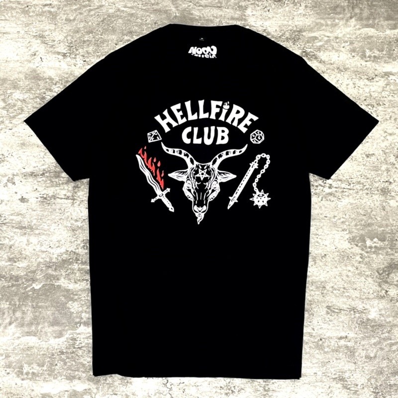 Hellfire 666 Club Tshirt - Black | Kaos Baju Hellfire Club