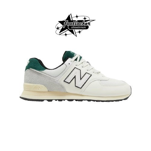 Sepatu New Balance 574 White Green  Original Unisex