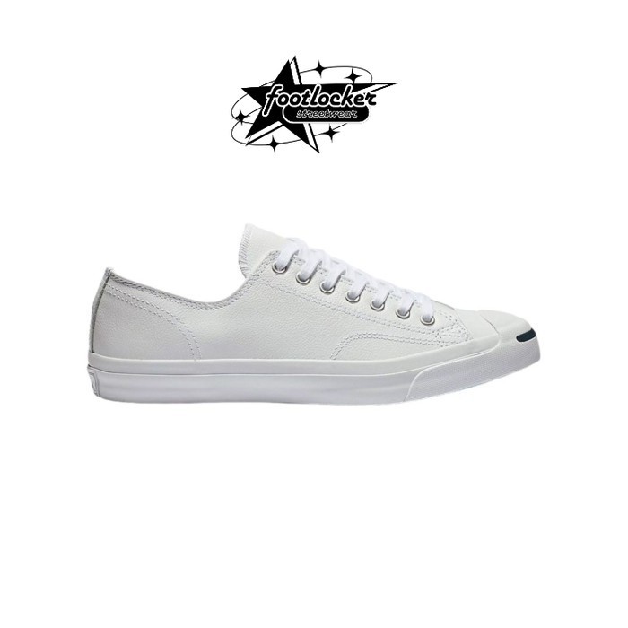 Sepatu Converse  Jack Purcell Low Leather White  Original   Unisex