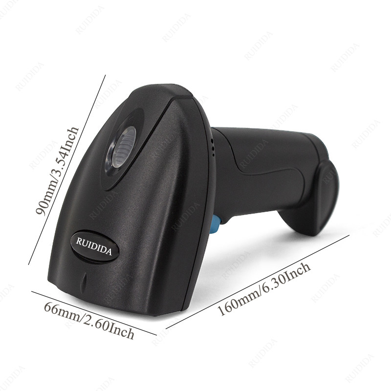 2D Wireless Barcode Scanner Reader Handheld QR Code Scanner 1D/2D Barcode Reader PDF417Scanner Wirel