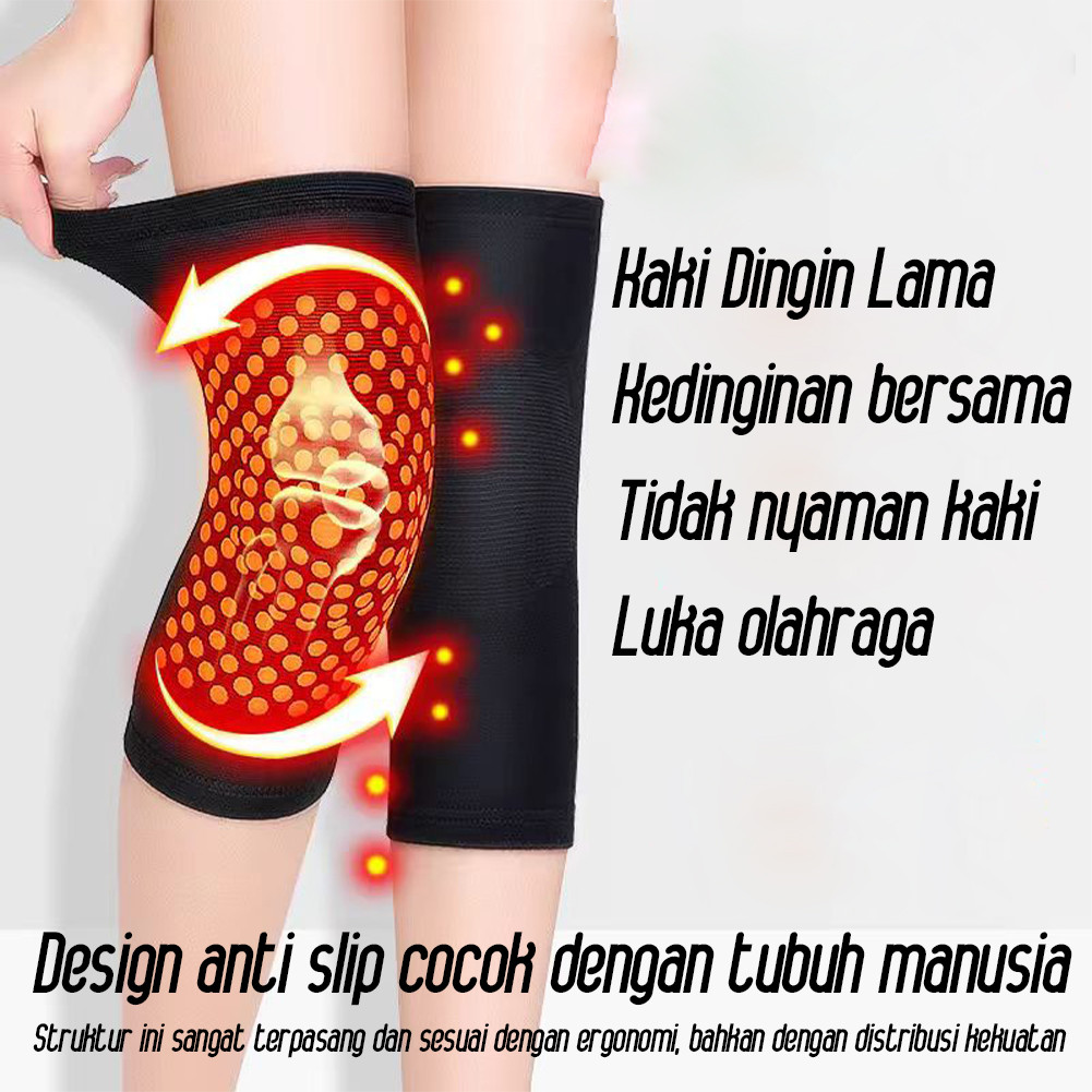 Sepasang Deker Pelindung Lutut Alat Terapi / MAGNETIK LUTUT PENGHILANG NYERI LUTUT DAN DENGKUL