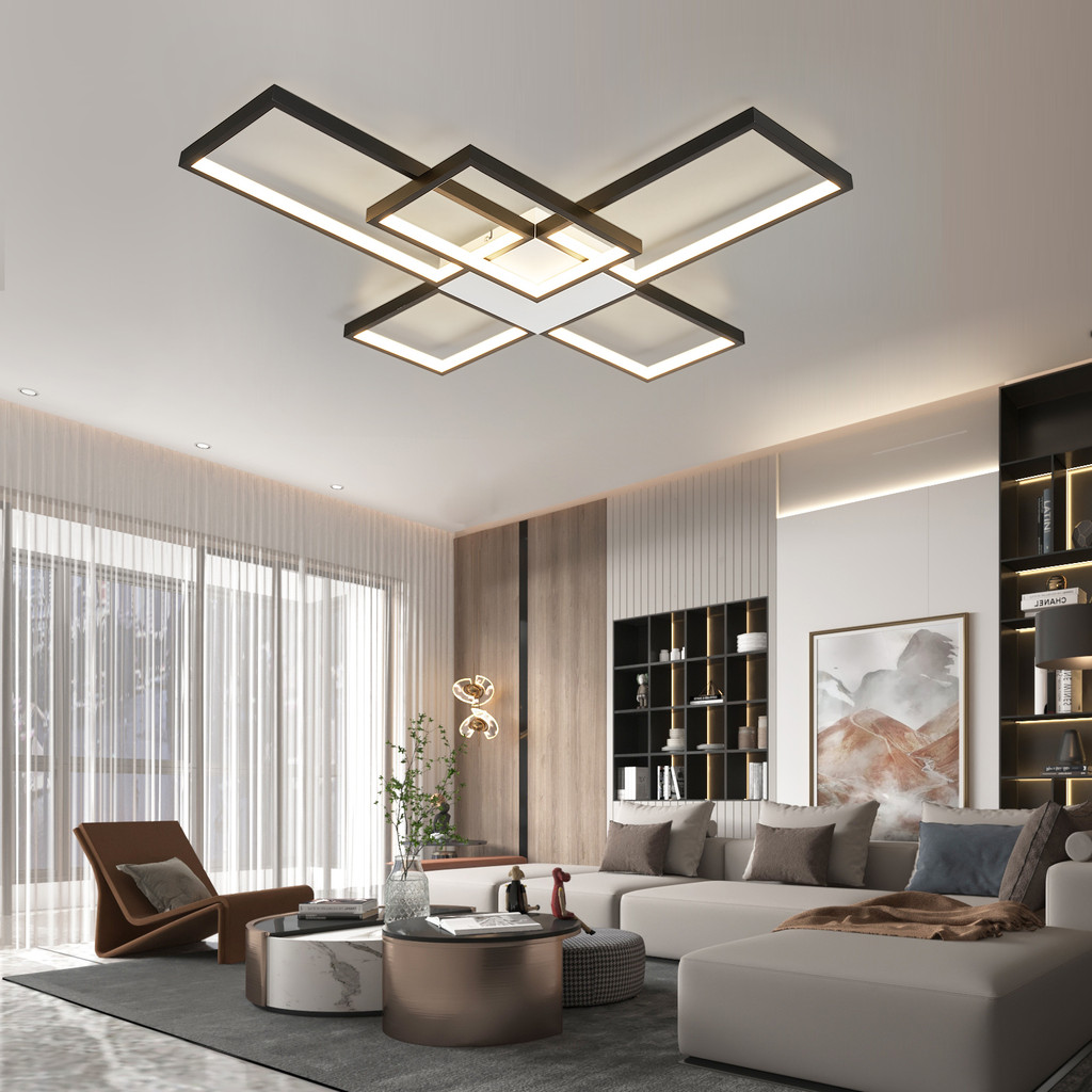 New Modern Led Ceiling Lights for livingroom bedroom lustre home decor mmable Ceiling light BlackGol