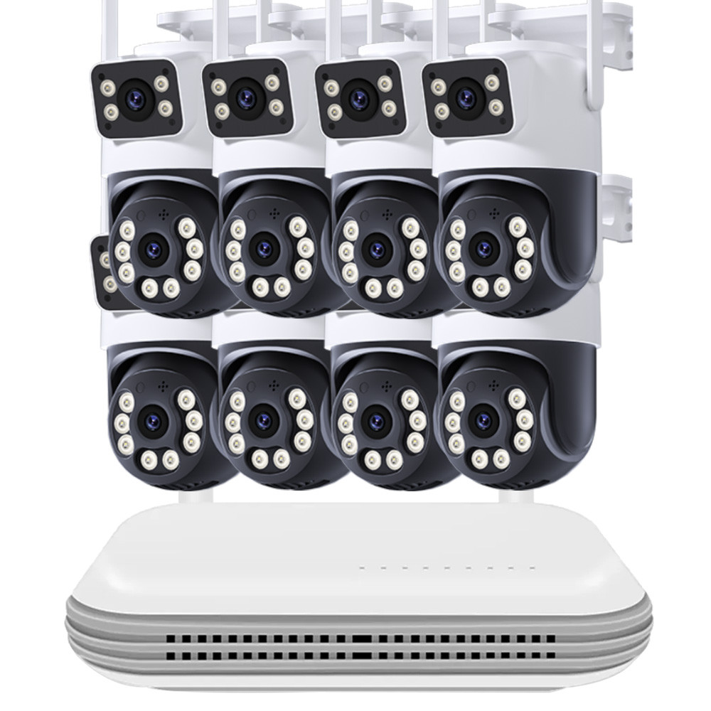 8CH NVR Kit CCTV System WiFi Camera NVR Kit Security Auo 4MP IP Cameras With WirelessNVR Video Surve