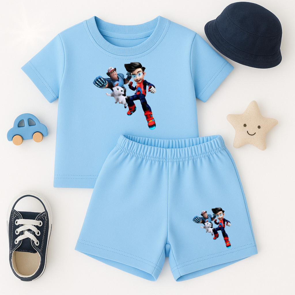 Setelan Baju Celana Anak Perempuan Bahan Katun Umur 2-12 Tahun - EjenAli