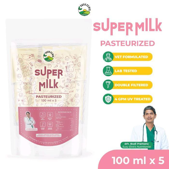 TINYPAWS Susu Elvis - Susu Kambing Anjing Kucing Natural - Goat Milk - Dog Cat Pet Milk - Pasteurize