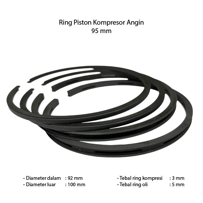 Ring Piston Kompresor Angin 95 mm Untuk Piston Diameter 95 mm