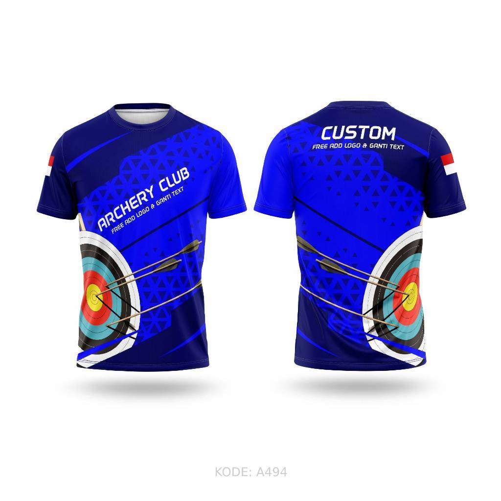 Kaos Jersey Panahan Archery Custom Dryfit Fullprint FREE DESAIN A494