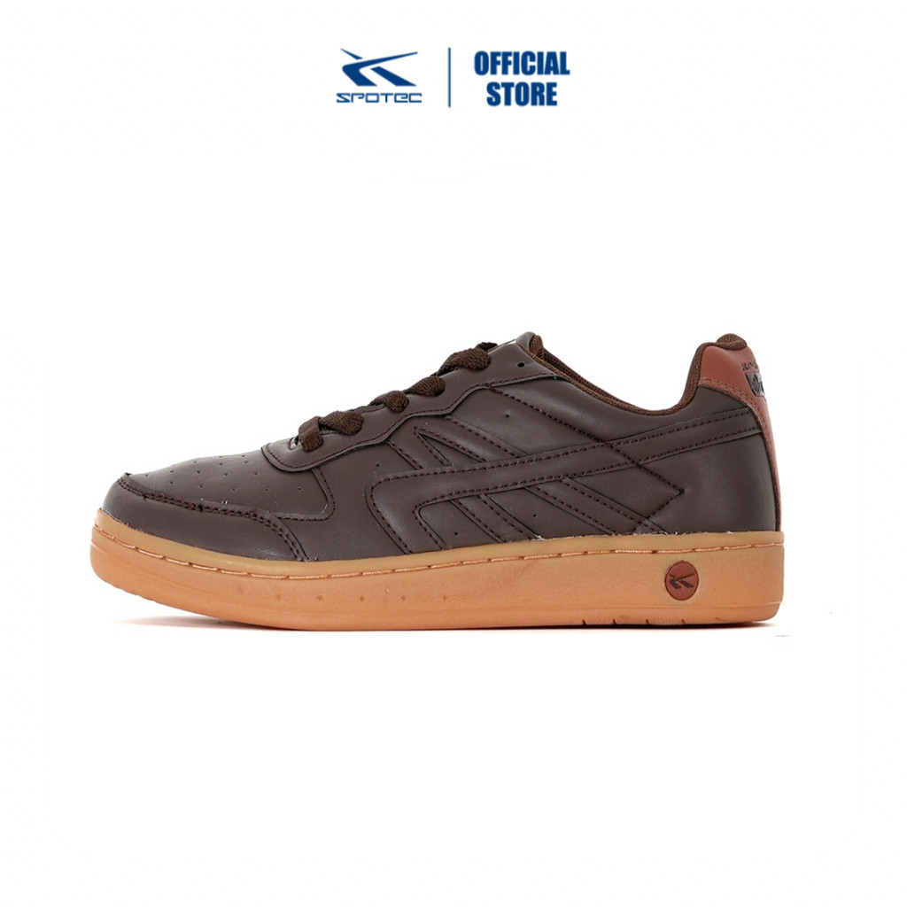 Spotec Sneakers Navaro Sepatu Sneakers Pria Wanita - Coklat Gum