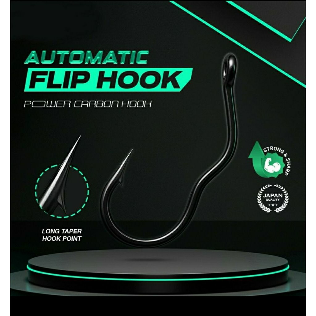 KAIL OTOMATIS ANTI MOCEL FLIP HOOK , KAIL ANTI BONCOS