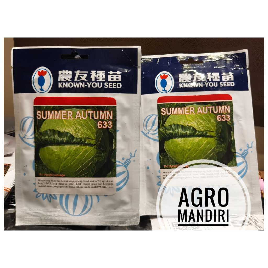 SALEBenih Bibit Kubis / Cabbage Summer Autumn isi 10 gram Known You SeedTERMURAH