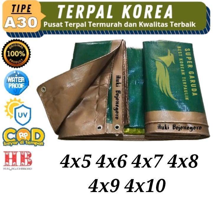 Terpal Korea A30 UV 4x5 4x6 4x7 4x8 4x9 4x10 terpal tenda terpal truk terpal waterproof terpal outdo