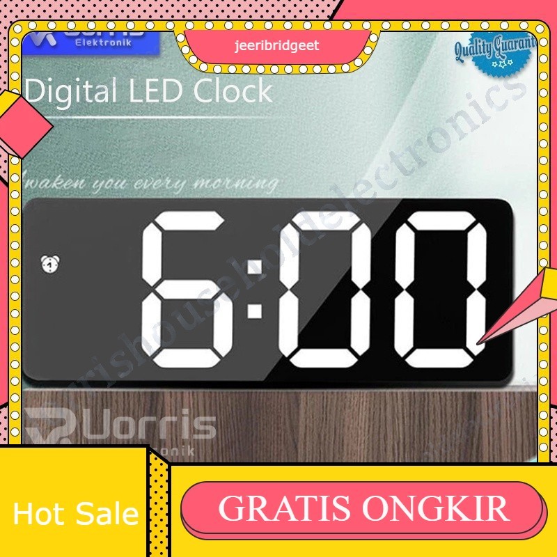 Jam Dinding Digital LED Meja LED Clock Jam Meja Digital Led Weker Table Tidur Digital Alarm Clock/ J