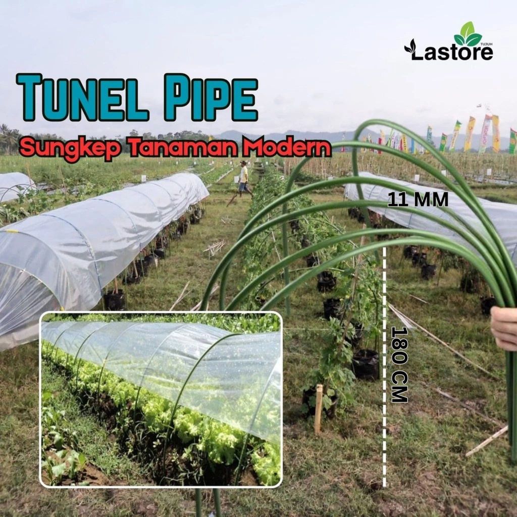 Takiron Tunnel Pipe Sungkep Tanaman Modern 11 mm x 180 cm