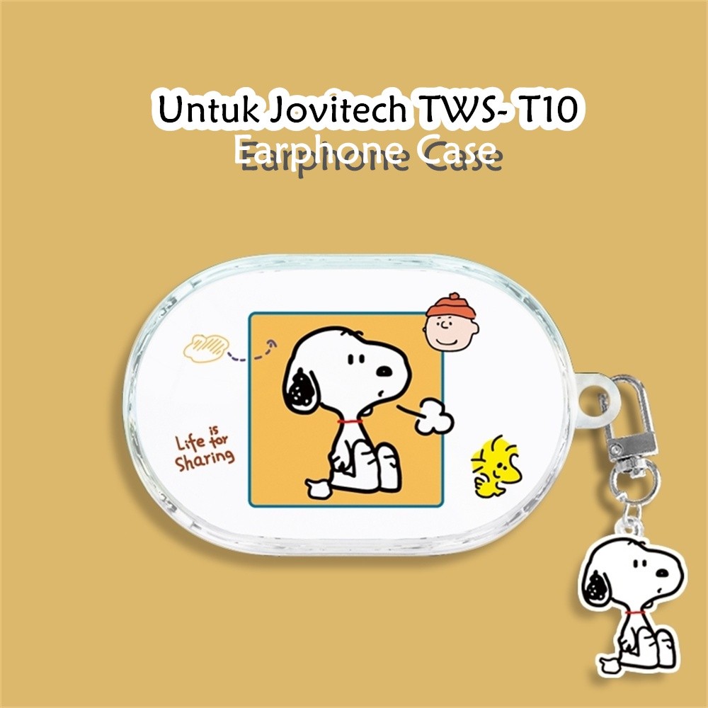 Distinctive Untuk Jovitech TWS- T10 Case Kartun Kreatif Soft Silikon Earphone Case