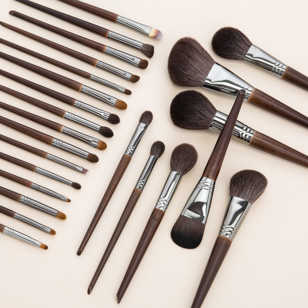 OVW Natural Makeup Brushes Set Eyeshadow Make Up Brush Goat Hair Kit Foundation Powder Blenng Beauty