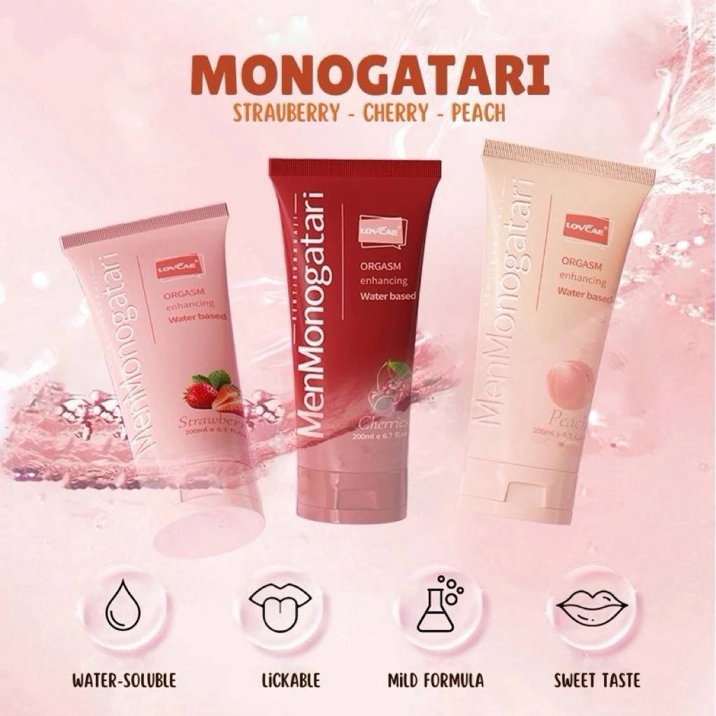 ~Promo Grand Opening Privasi Terjaga~ MenMonogatari Romantioc Love 200ml Pelumas Orgasm Enhancing Wa
