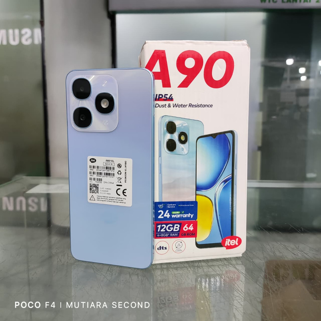 iTel A90 Ram 4GB Rom 64GB Second Resmi