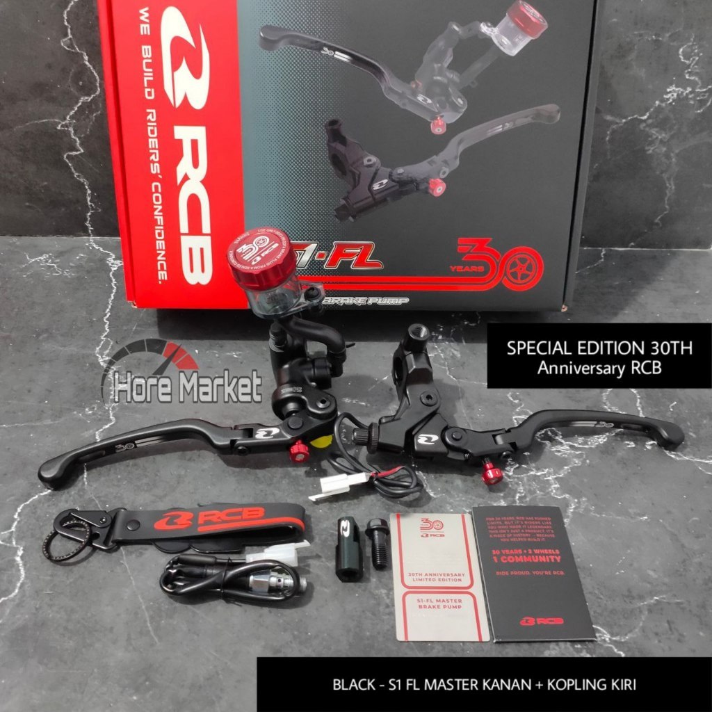 PAKET 1 SET MASTER REM RCB S1 FL KANAN + KIRI HANDLE KOPLING RCB S1 AEROX VARIO 125 150 BEAT MIO GSX