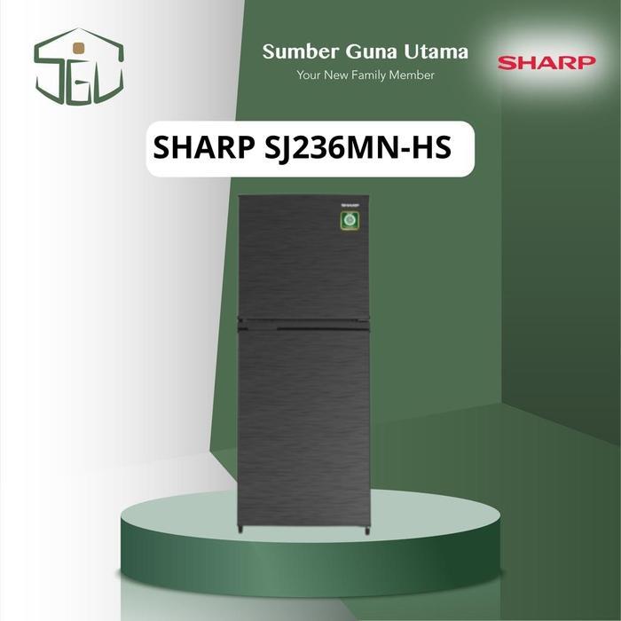 SHARP SJ-236MN-HS KULKAS 2 PINTU SJ236MN HS SJ 236MNHS SJ236MNHS