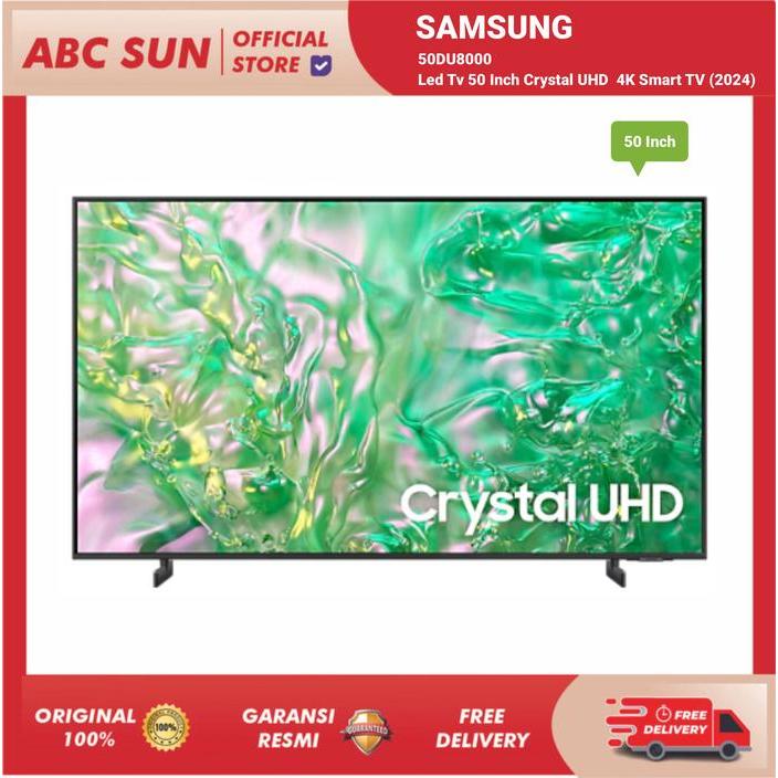 Samsung 50DU8000 Led Tv 50 Inch Uhd 4k Crystal Smart TV