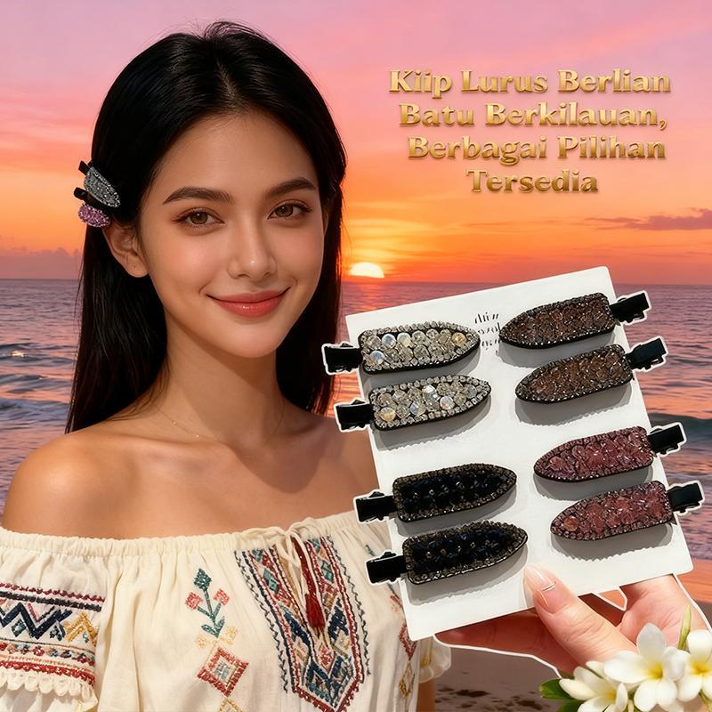 epit Lidi Bobby Hair Pin Metal Motif Berlian Silver Gold Gaya Fashion Korea Import