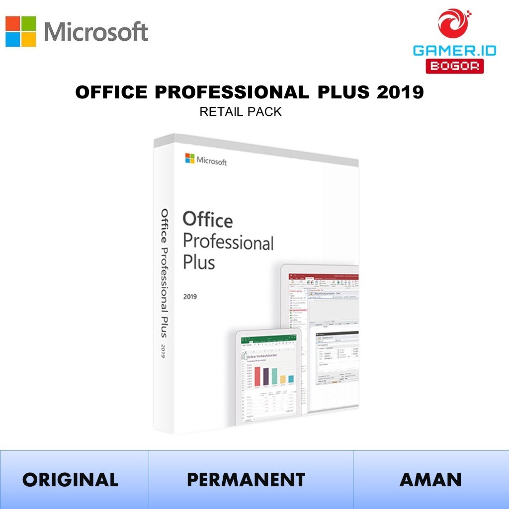 Microsoft Office Professional Plus 2019 Original Retail Pack - Product Key