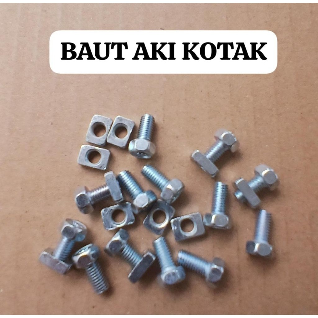 Baut Aki Kotak Baut aki motor kotak