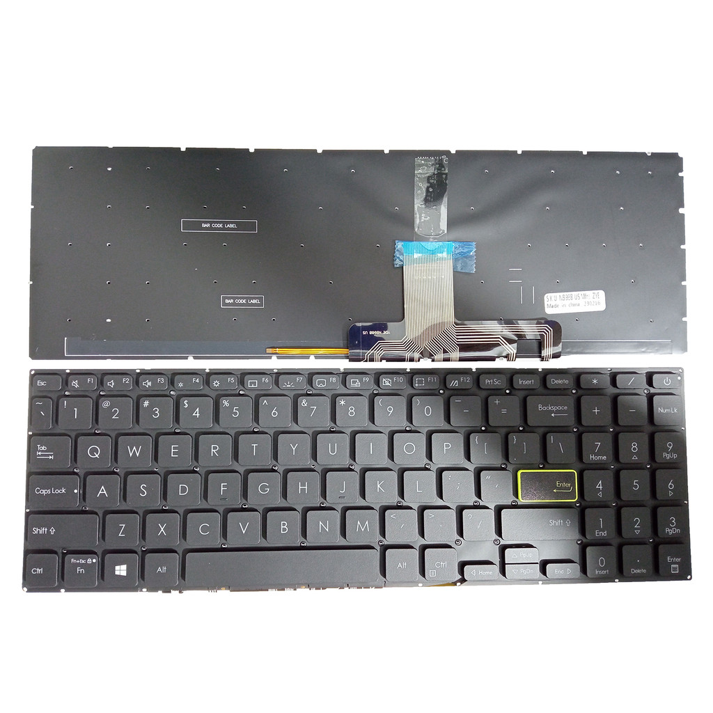 US backlit Keyboard for E510 E510M E510MA L510 L510M L510MA