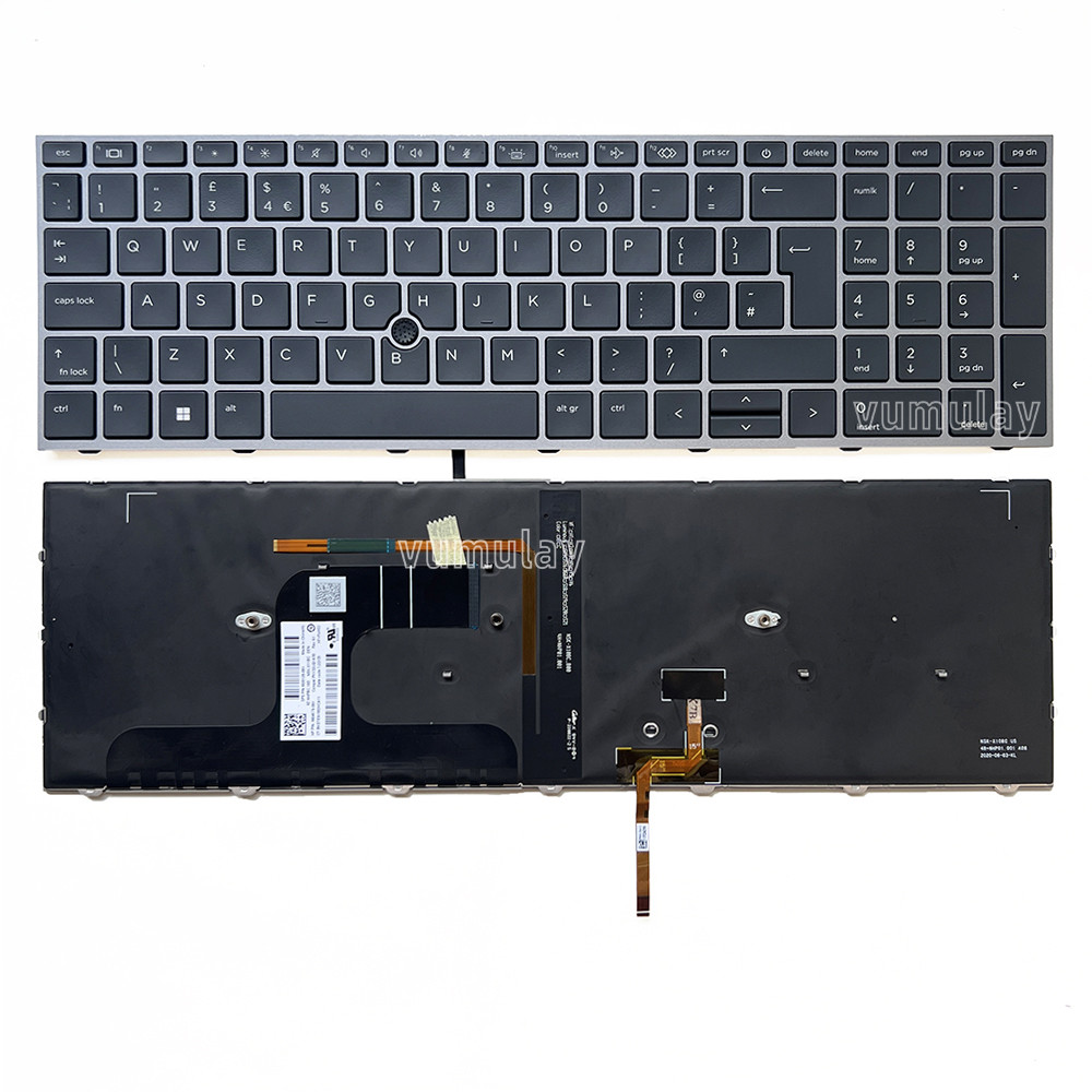 UKRussian Backlit Keyboard for HP ZBOOK Fury 17 G7 G8, M04679051031 B71M20128051031B71 NSKX11BC SN71