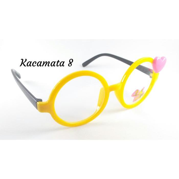KACA MATA BULAT ANAK TRENDY - Hitam