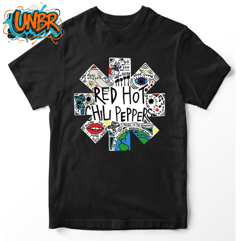 COD (Dikirim dalam 24 jam)MIEMIE. STOK SIAP Red HOT CHILLI PEPPERS CALIFORTIZATION kaos logam rhcp k
