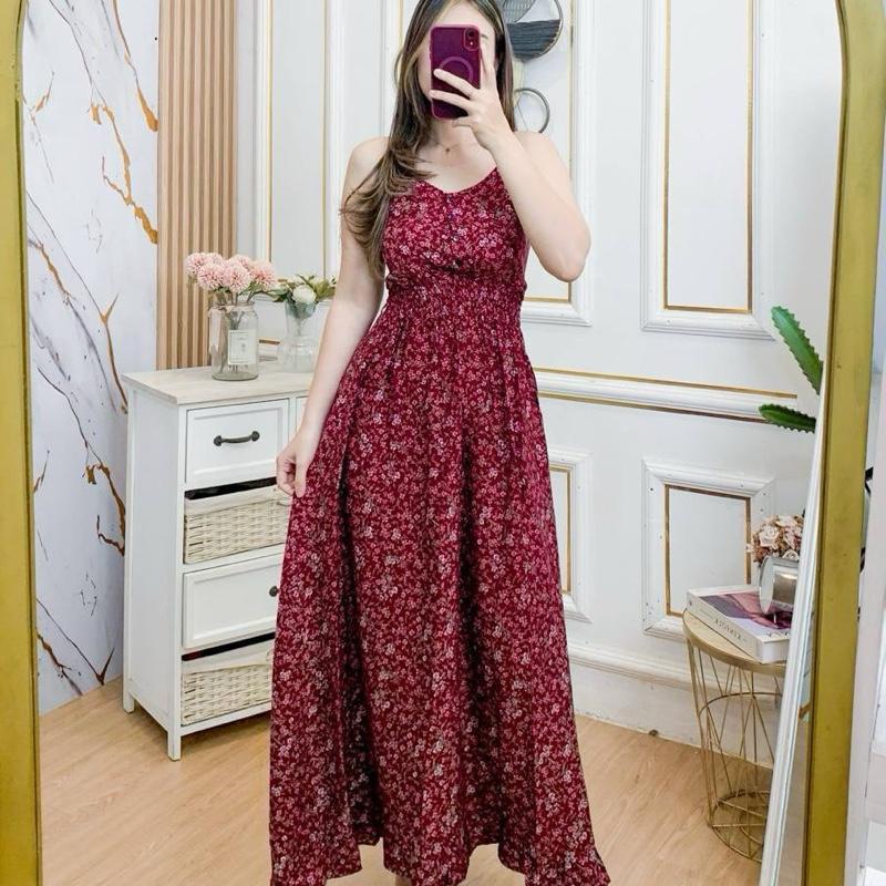 DRESS ARUMI KANCING/DRESS BUMIL/DASTER BUSUI PANJANG/DASTER TALI