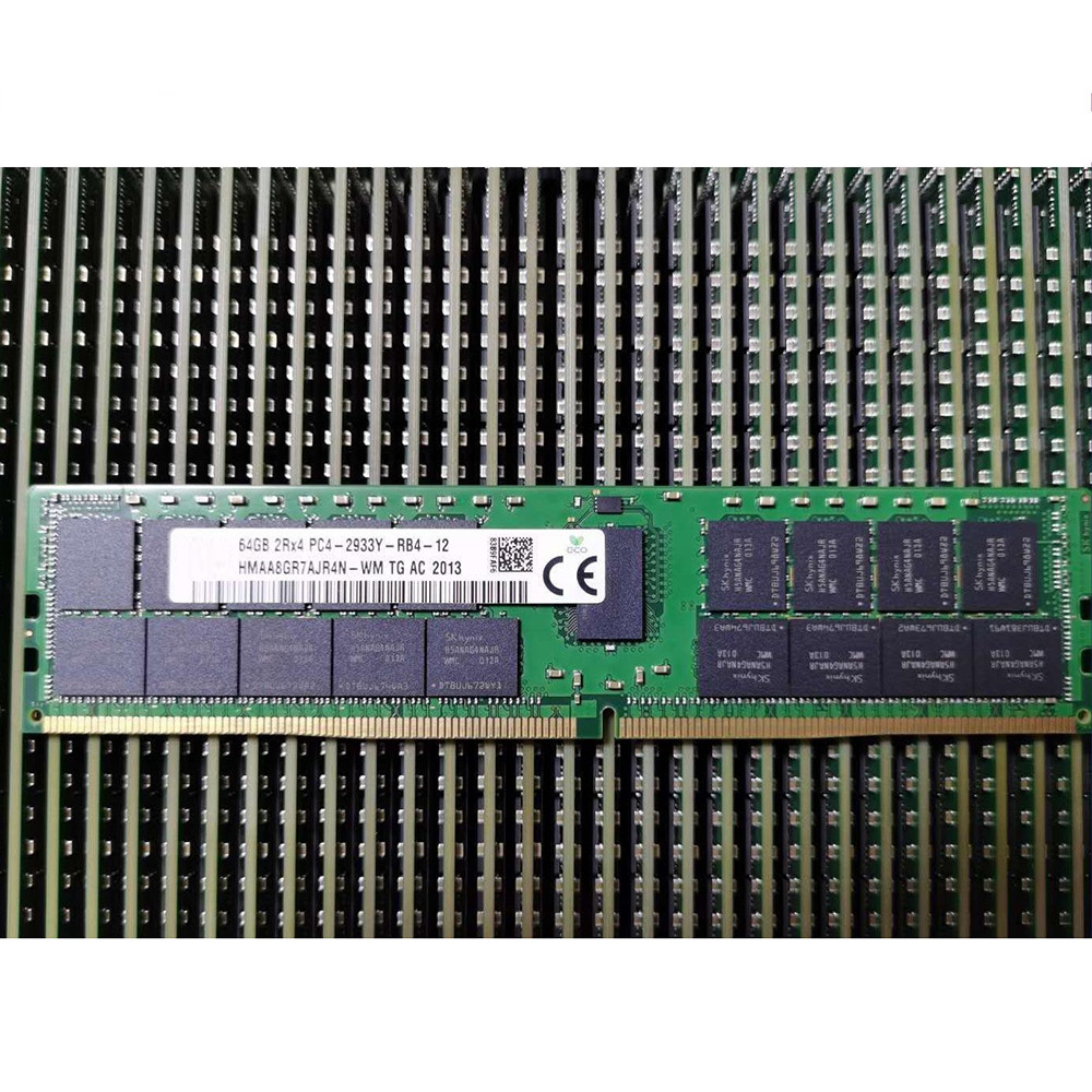 1PCS RAM 64G ECC REG  Server Memory HMAA8GR7AJR4N-WM 64GB 2RX4 DDR4 PC4-2933Mhz